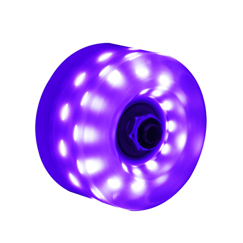 Picture of High Flash Six-light Double Row Roller Skate Luminous Wheel Four-wheel Roller Skate Flash Wheel Skating Rink Indoor Outdoor Wheels