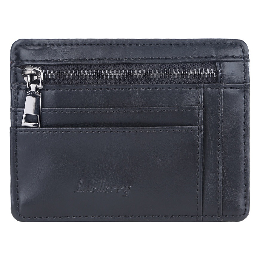baellerry new card holder men's thin zipper multi-card bank card multi-function card holder cross-border card holder men