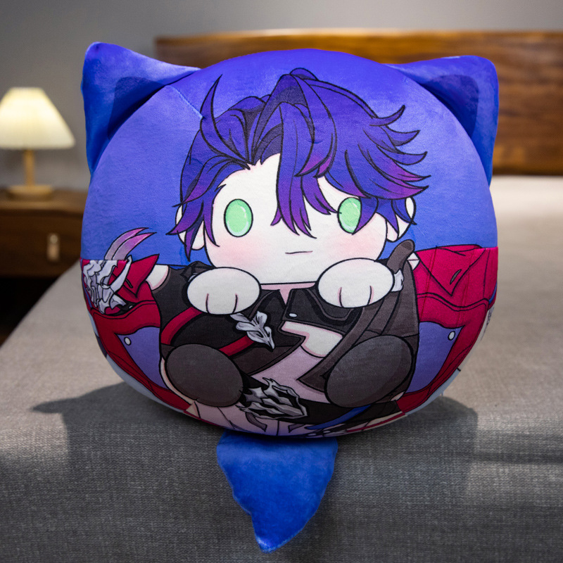 Picture of Xingqiong Railway Second Dimension Surrounding Kafka Pillow Drinking Yuejun Pendant Blade Jing Yuan Tuan Zi Silver Wolf Luo Cha Stop Cloud