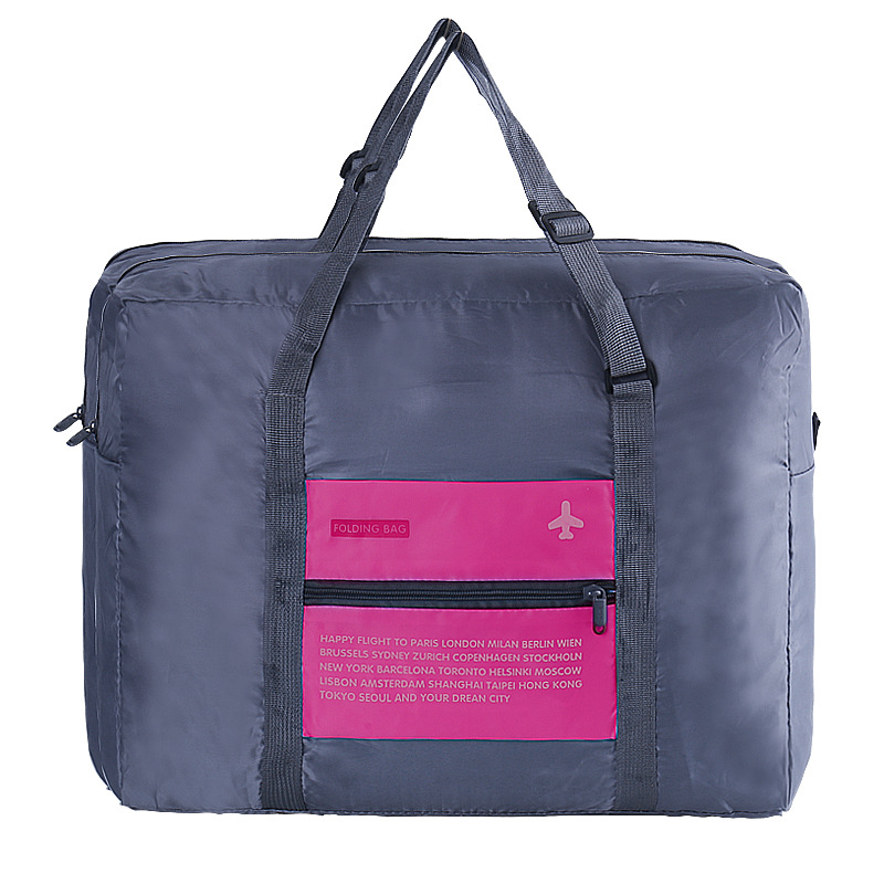 Picture of Airplane Bag Folding Travel Bag Clothes Storage Bag Cover Trolley Case Airplane Bag LOGO Retractable Folding Storage Bag