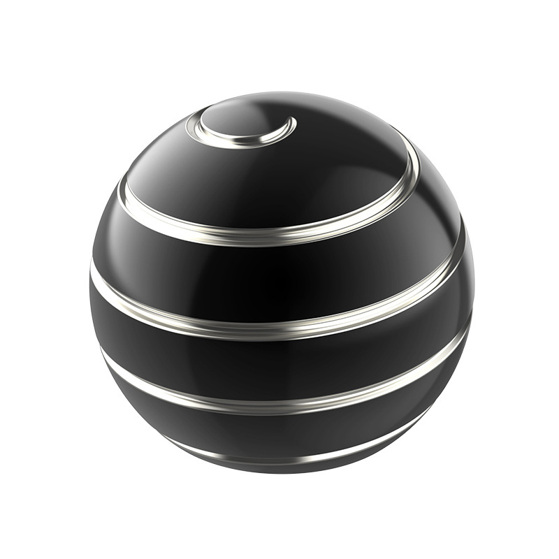 Picture of Factory Customized Logo Silver Wire Rotating Desktop Ball Transfer Top Fingertip Gift Rotating Decompression Toy Mini