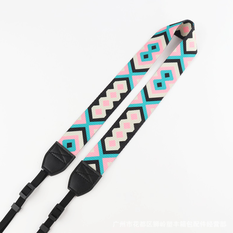 Picture of SLR Camera Shoulder Strap Camera Strap Waterproof Shock Absorbing Decompression 3.8cm Ethnic Jacquard Camera Strap