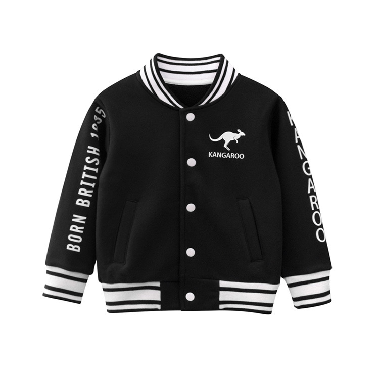 Picture of 27Kids Kidsren's Clothing Jacket Wholesale Boys Baseball Uniform Korean Version Kidsren's Clothing Baby Boy Sweatshirt One Piece Consignment
