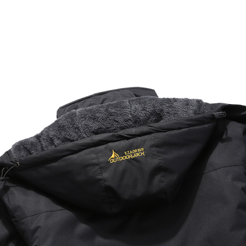 Picture of 2025 Amazon Outdoor Couple Jacket Large Size Velvet Thickened Windproof Mountaineering Cycling Warm Cotton Jacket