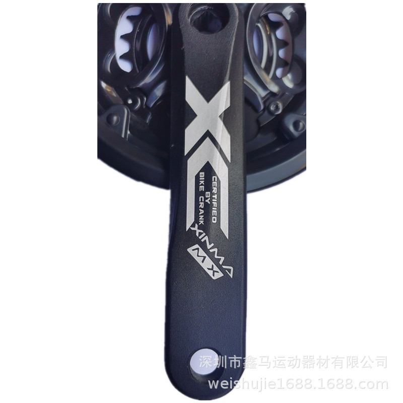 Picture of Mountain bike tooth plate mountain bike tooth plate 24*34*42T * 170 four-color optional color tooth plate with crank
