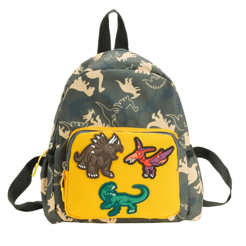 Picture of New Kindergarten Baby Bag Fashion Cartoon Little Dinosaur Boys and Girls Backpack for Going Out Casual Small Backpack for Women