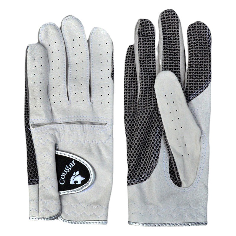 Golf Gloves, Men's Lambskin Gloves, Breathable Non-Slip Single Gloves for Left and Right Hands