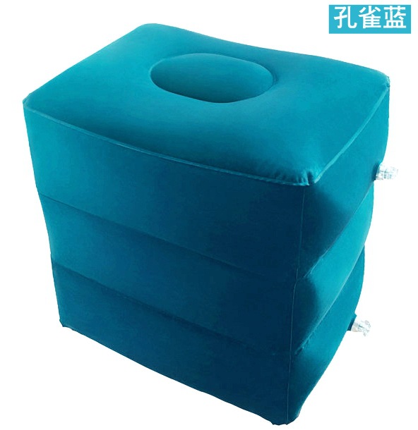 Picture of Portable Inflatable Stool Outdoor Travel Three-Layer Foot Pad Aircraft High-Speed Rail Bus Office Car Footrest Rest