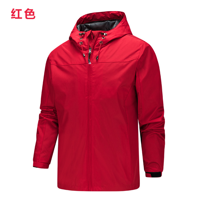 Picture of Outdoor Men's Rush Clothes Spring and Autumn Thin Windproof Waterproof Breathable Sportswear Soft Shell Couple's Rush Coat