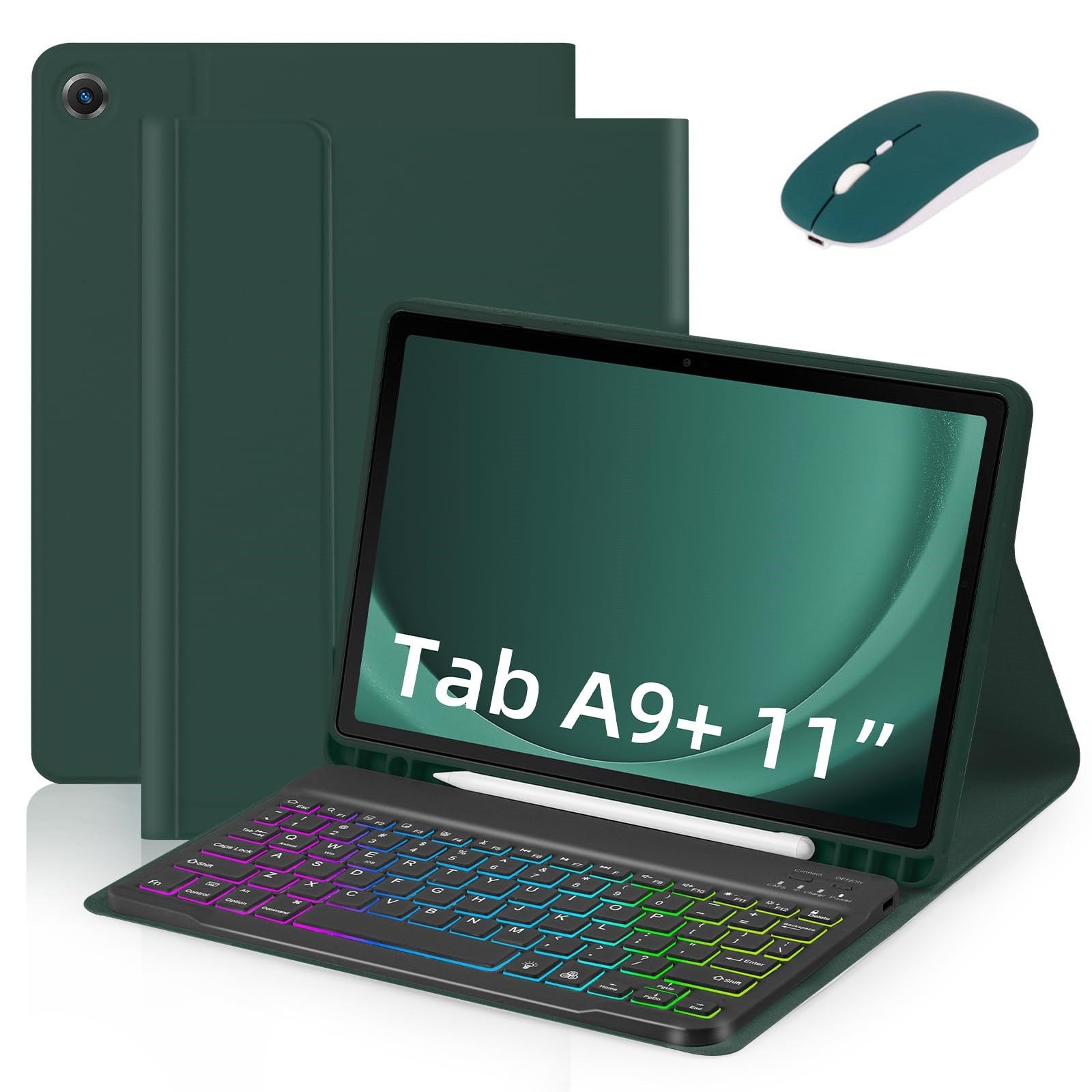 Picture of Bluetooth Keyboard Suitable for Samsung S9 11inch Tablet Protective Case S9/S9Fe Inch Keyboard A8 X205 Protective Case