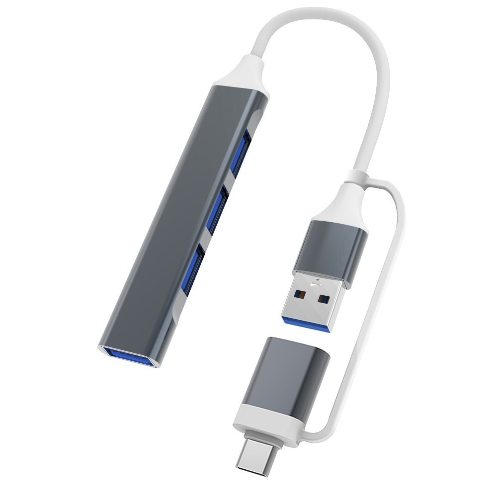 Picture of 2-in -1 docking station usb3.0 laptop hub splitter extender type-c docking station