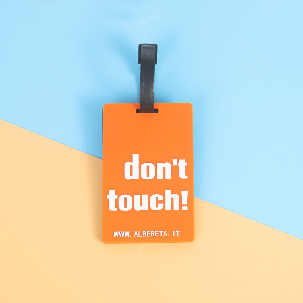 Picture of Amazon's New Cartoon Pvc Luggage Tag Bag Pendant Creative Card Holder Travel Suitcase Backpack Name Tag Wholesale