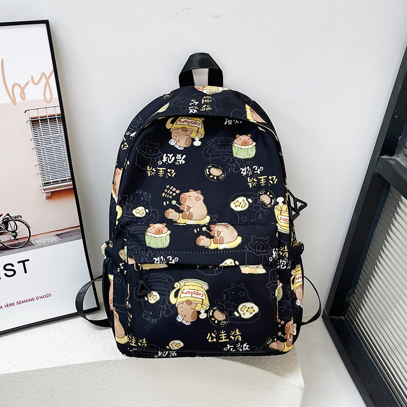 Picture of New Kapi Barra Backpack All-match Trendy Junior High School Student Schoolbag Cartoon Large Capacity Children's Backpack Wholesale