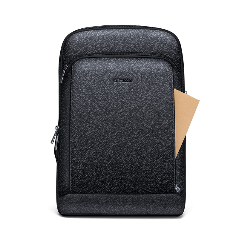 Picture of King Paul Backpack Men's Business Backpack Leather Top Layer Cowhide Large Capacity Fashion Travel Bag Computer Bag