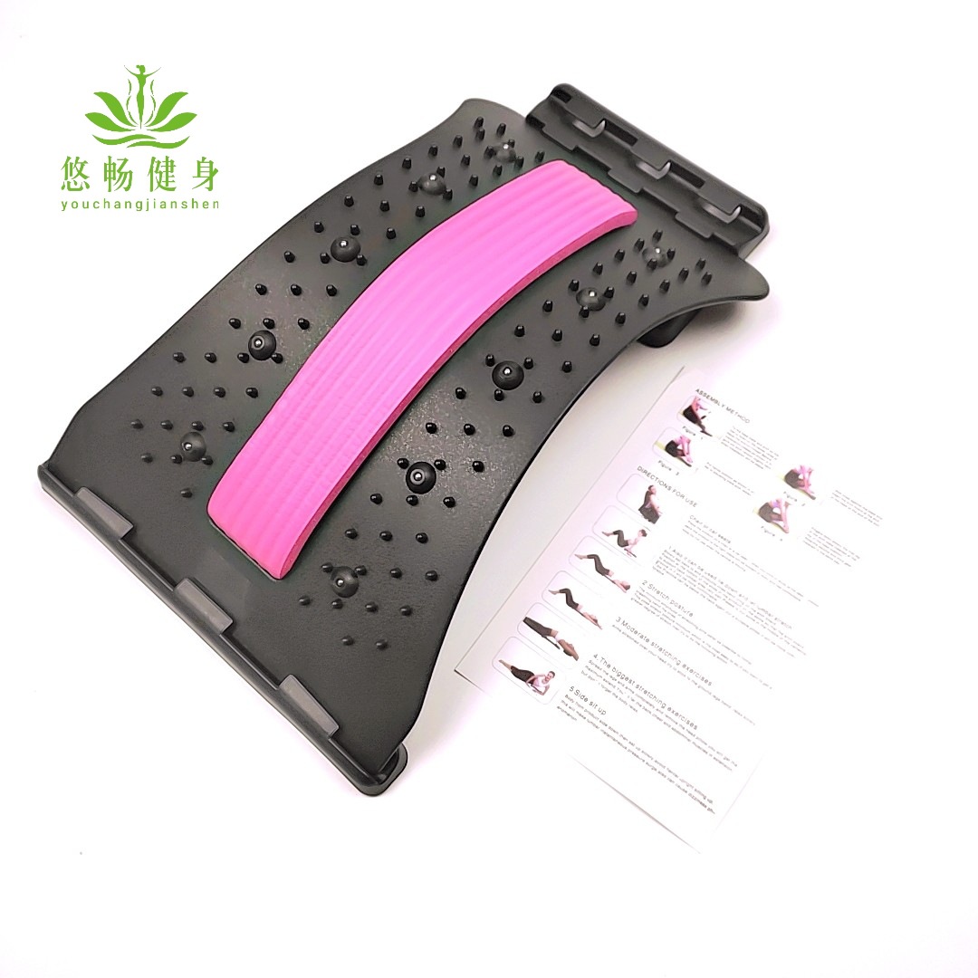 Picture of Lumbar Disc Traction Device, Lumbar Vertebra Corrector, Waist Strain, Curved Stretching and Relieving Device, Yoga Spine Massage Equipment
