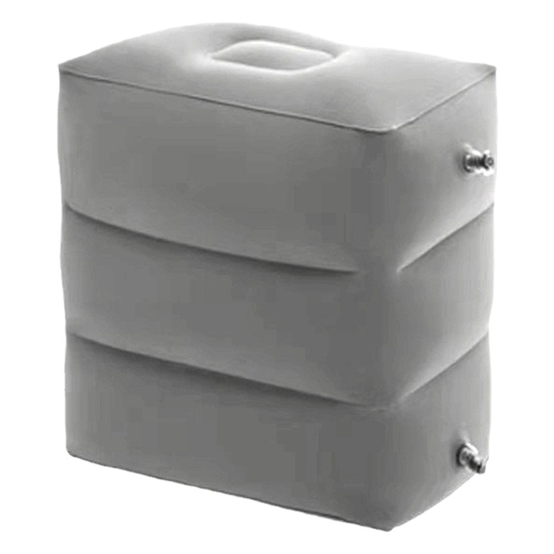 Portable Inflatable Stool Outdoor Travel Three-Layer Foot Pad Aircraft High-Speed Rail Bus Office Car Footrest Rest
