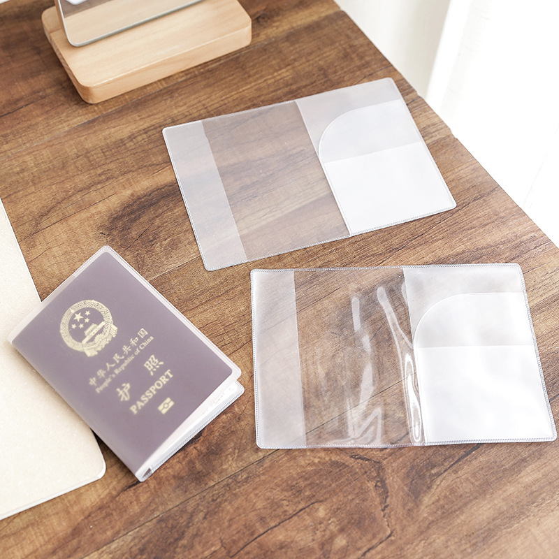 Picture of Passport Cover Passport Protective Cover Transparent Thickened Certificate Protective Cover Travel Pass Protective Cover Passport Case