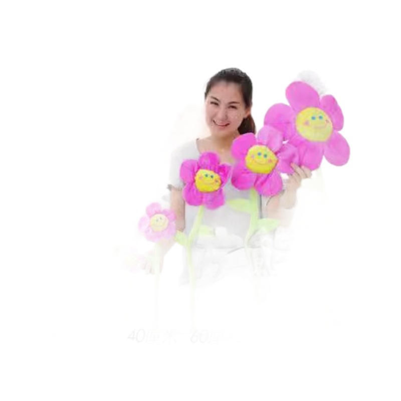 Picture of Wholesale Plush Sunflower Curtain Buckle/Cartoon Flower/Smiley Sunflower/Creative Curtain Buckle/Curtain Clip Plush