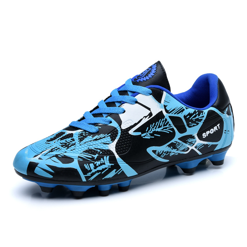 Picture of Youth Spike Training Football Shoes Campus Outdoor Men's and Women's Low-Top Artificial Grass Spikes Competition for Male and Female Students