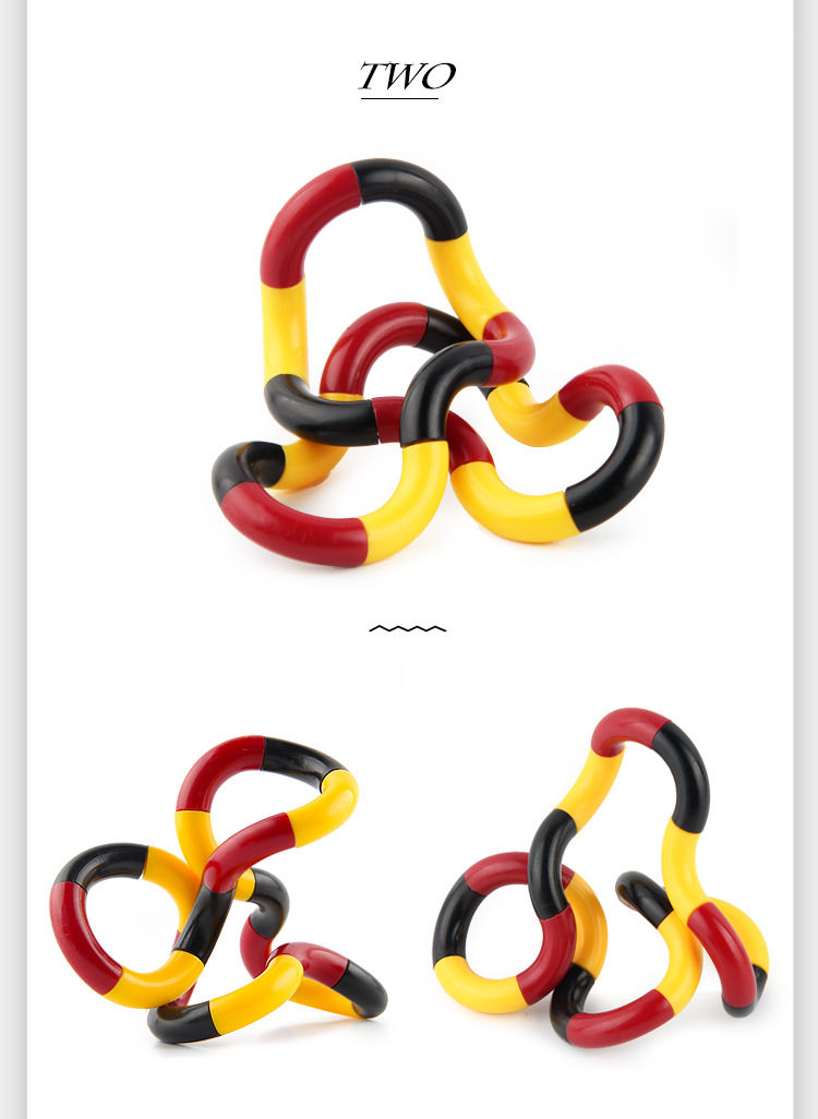 Picture of Adult Venting and Decompression Toy Set Toy Variety of Twisting Rope Decompression Chain Twisting Circle Winding Toy