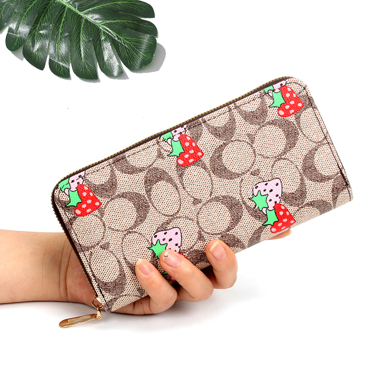 Picture of Factory Direct New Long Wallet Card Bag Women's Coin Purse Mobile Phone Bag Clutch Unisex Wallet