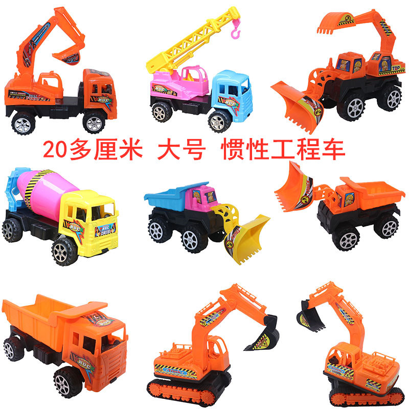 Picture of Inertial engineering truck bulldozer forklift excavator outdoor beach buggy night market stall children's toys wholesale