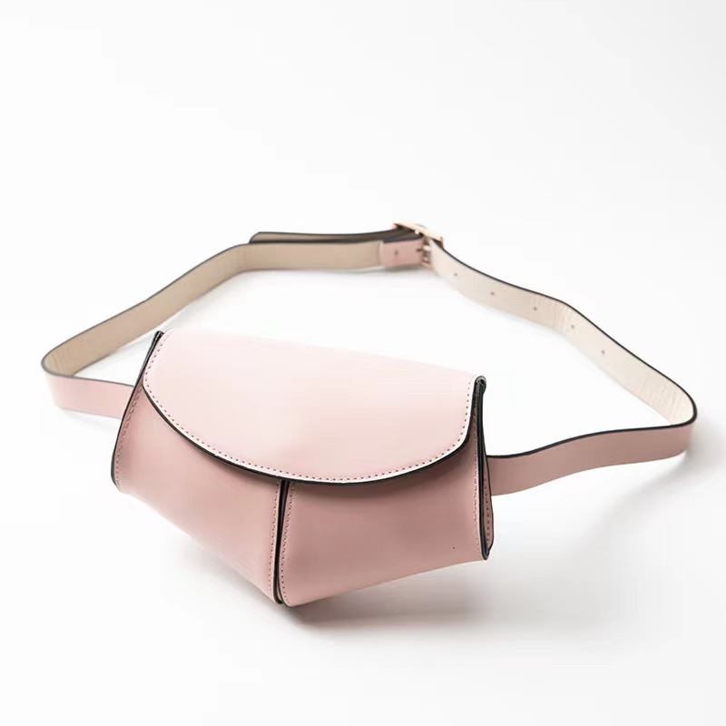 Picture of Spring 2023 Pu peach heart waist bag shoulder waist bag with magnetic buckle belt cosmetic bag factory direct sales