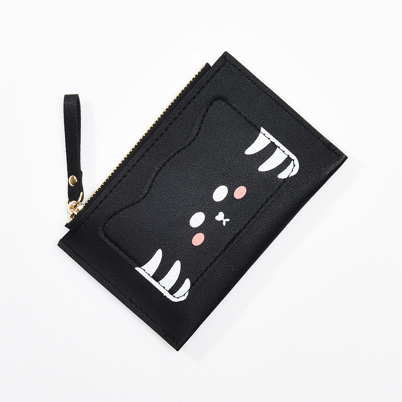 Picture of Korean cross-border new women's wallet short cute cartoon multifunctional coin bag student zipper multi-card card bag