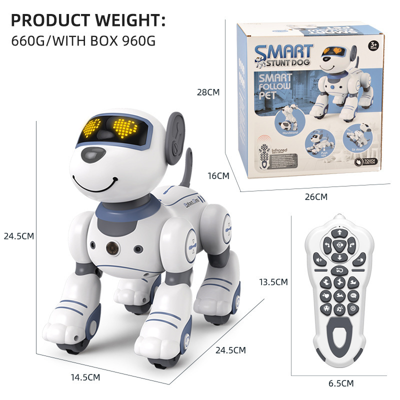 Picture of Remote control programming simulation dog can sing and dance stunt charging dynamic intelligent robot children's early education toys
