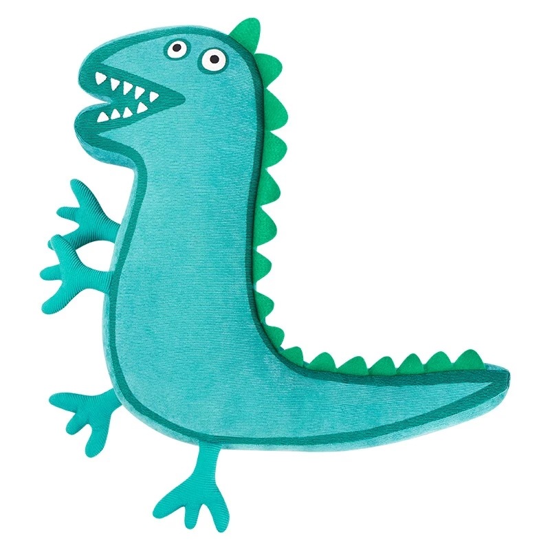 Picture of New Double Sided George's Mr. Dinosaur Plush Toy Pillow Boy Doll Doll for Baby Holiday Gift
