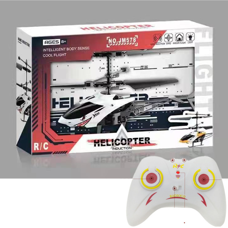 Picture of Induction aircraft helicopter children's toys charging induction aircraft suspension remote control aircraft indoor wholesale