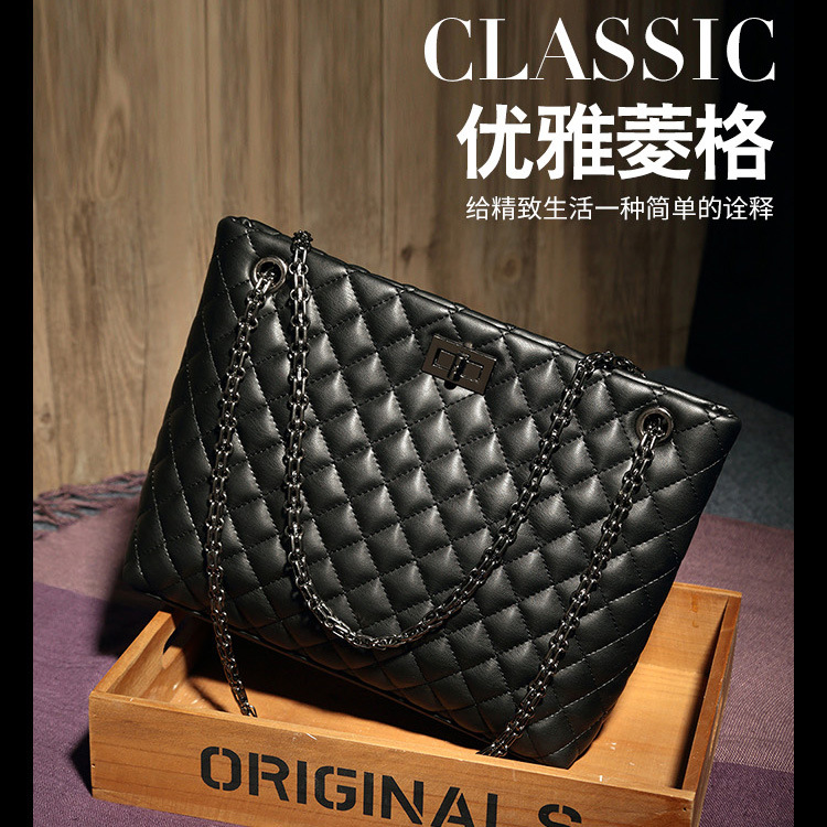 Lingge Chain Women's Bag 2020 Autumn and Winter New European and American Fashion Cross-border Live Supply Shoulder Crossbody Shopping Bag