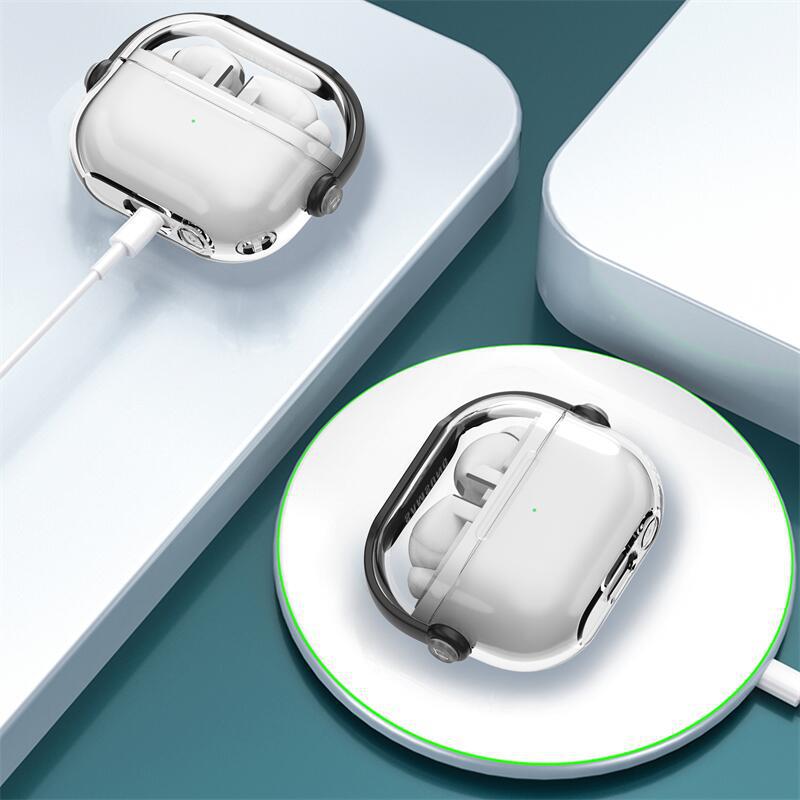 Picture of For Samsung Galaxy Buds3 Pro Protective Case Transparent Lock Earphone Case Buds3 Earphone Case