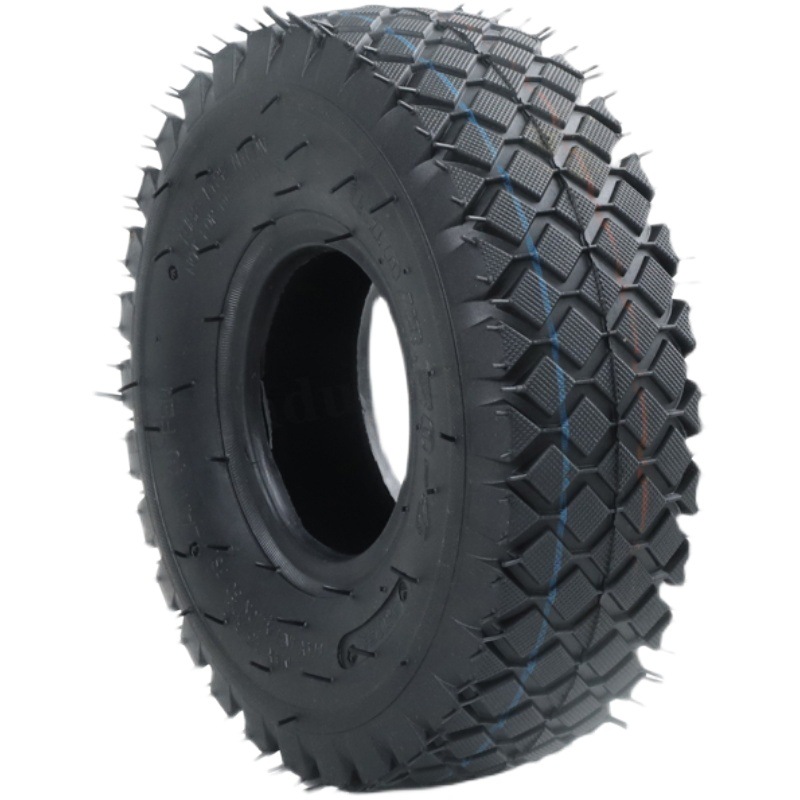 4.10/3.50-4 Inner and Outer Tire 350-4 Inner and Outer Tire Hand Push Tiger Cart Cart Inflatable Inner Tire