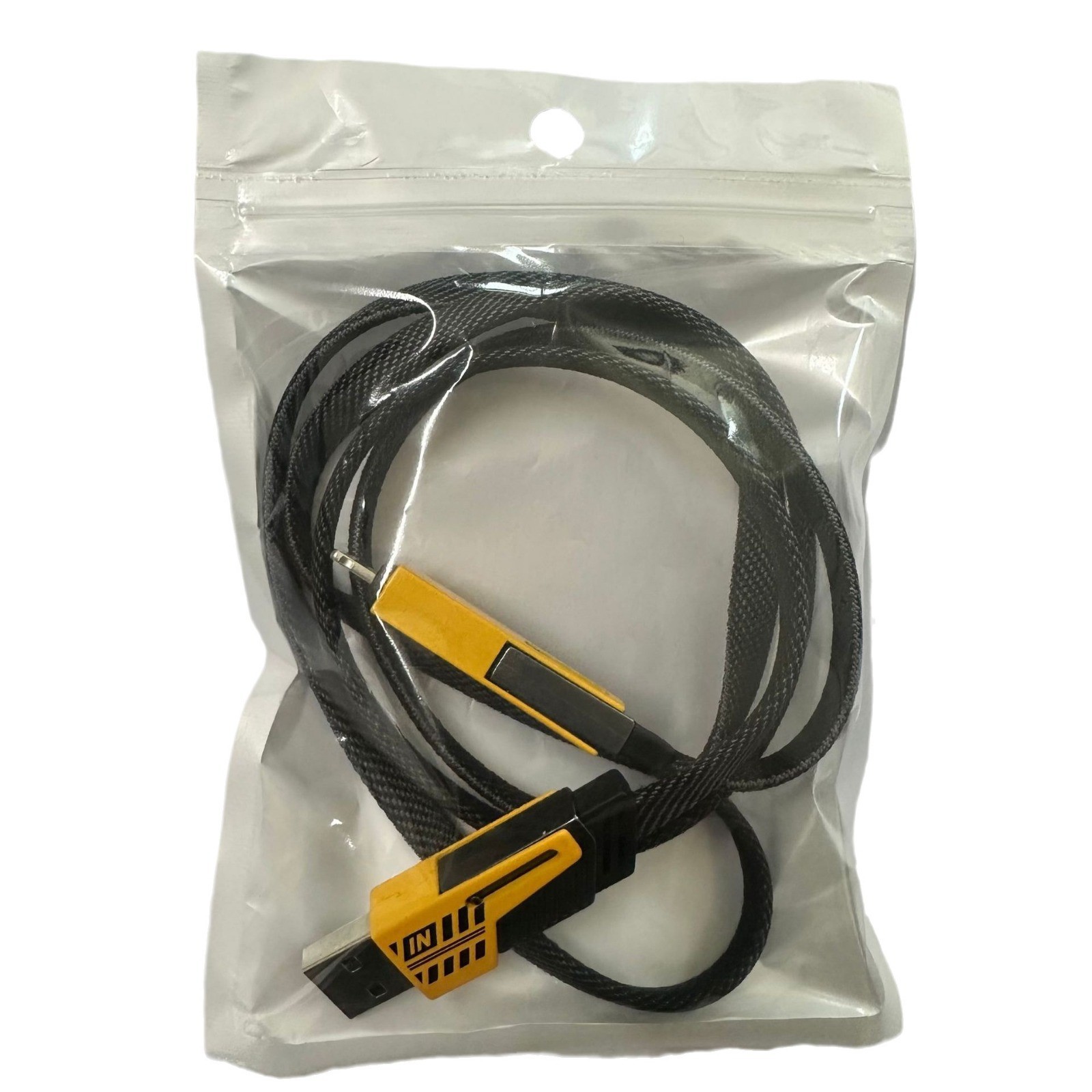Picture of New Product 65W Mecha Data Cable Four-In-One Fast Charging Pd27W Dual Type-C Fast Charging Charging Cable E-Sports Zinc Alloy