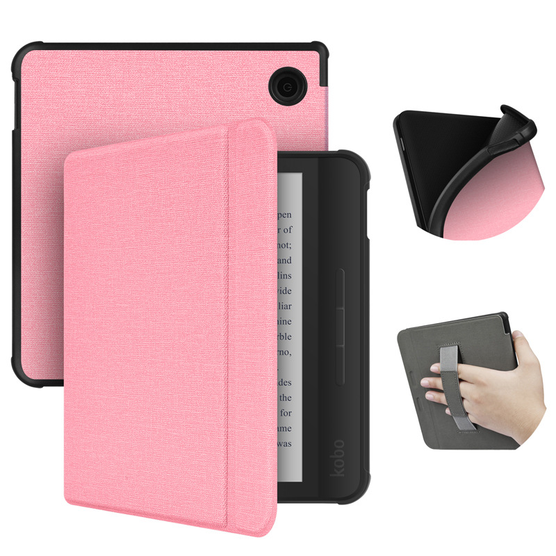Picture of Suitable for 2024Kobo Libra Color Handheld Cloth Pattern Tpu Protective Case Kobo 7inch E-Book Protective Case