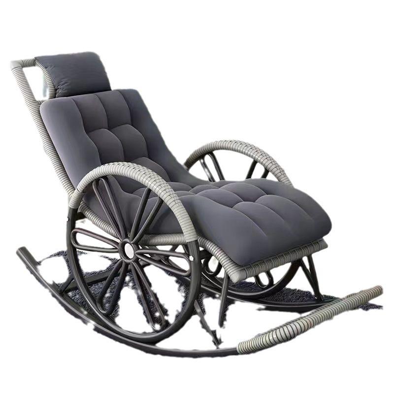 Picture of Household Rocking Chair Leisure Rocking Chair Creative Recliner Adult Leisure Chair Balcony Rattan Chair Internet-Fun Chair