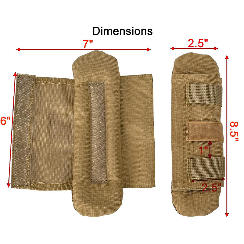 Picture of Hoyoo Tactical Shoulder Pad Double Backpack Vest Non-Slip Shoulder Pad Computer Bag Shoulder Pad Guitar Shoulder Pad Camera Bag Shoulder Pad