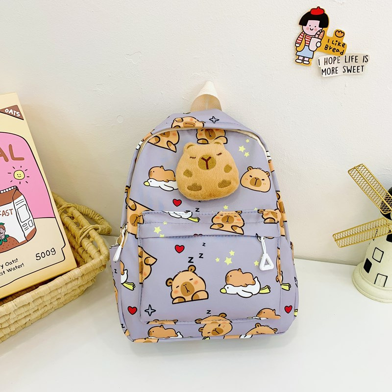 Picture of New Kapi Bala Children's Backpack Cute Cartoon Children's Backpack Kindergarten Junior Middle Class Boys and Girls Schoolbag