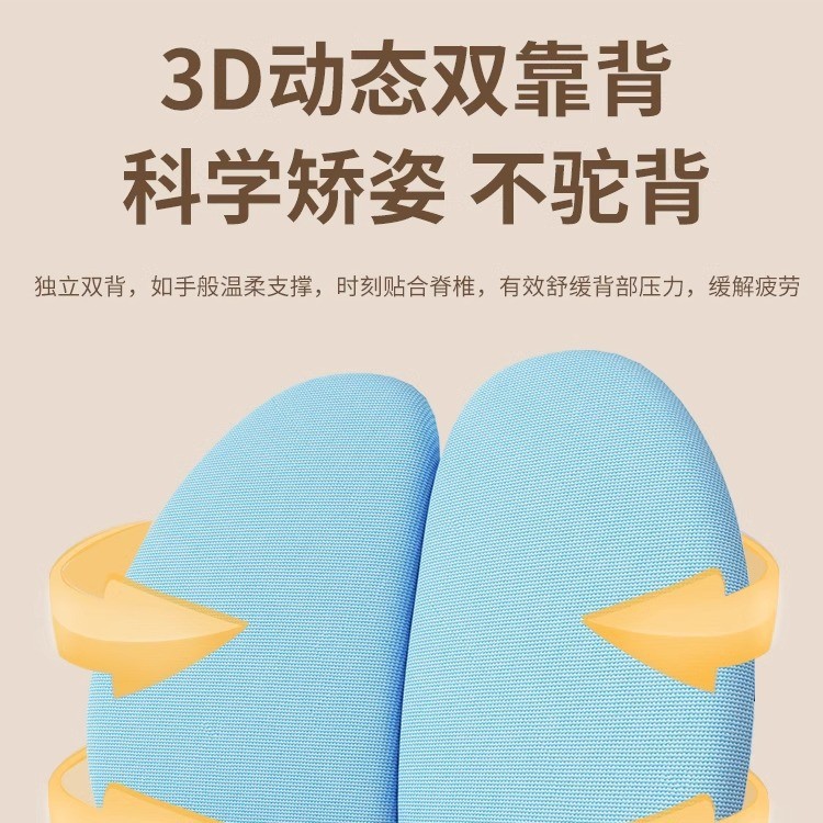Picture of Children's Learning Chair Correcting Sitting Position Chair Adjustable Writing Chair for Primary and Secondary School Students Home Lifting Backrest Desk and Chair