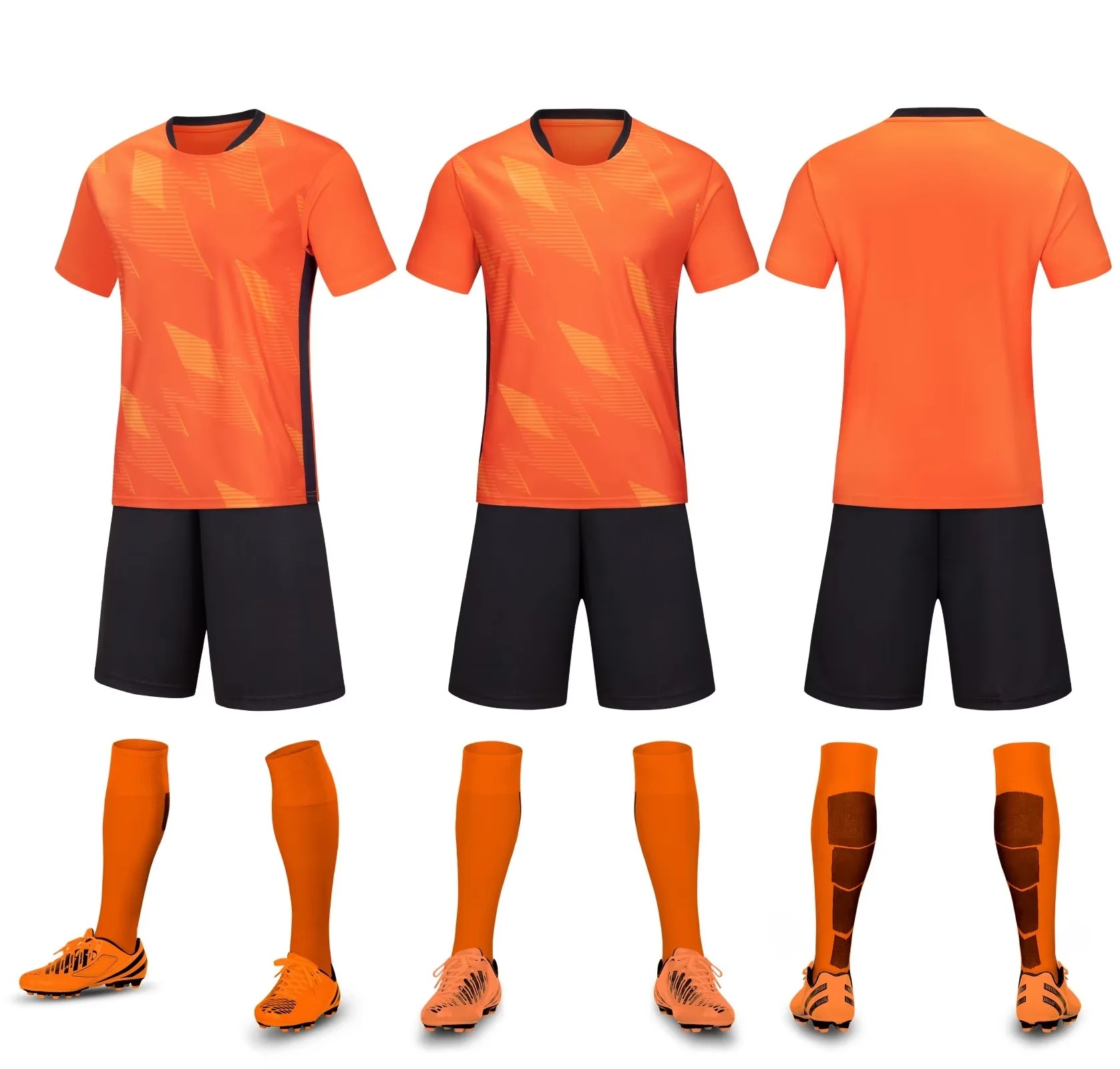 Picture of Primary and secondary school students team match football uniform children's adult light board Short Sleeve Jersey youth training club sports uniform