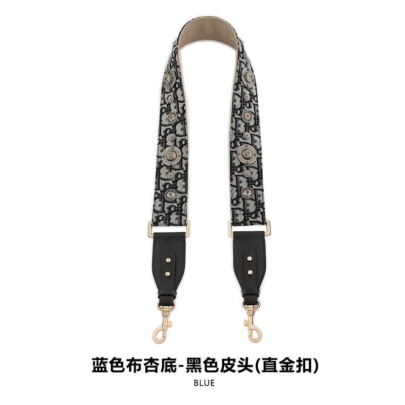 Picture of Mahuangshi MHS-F-66 Wide Bag with Canvas Shoulder Strap Shoulder Crossbody Cowhide Bag Accessories Bag Strap Comfortable D