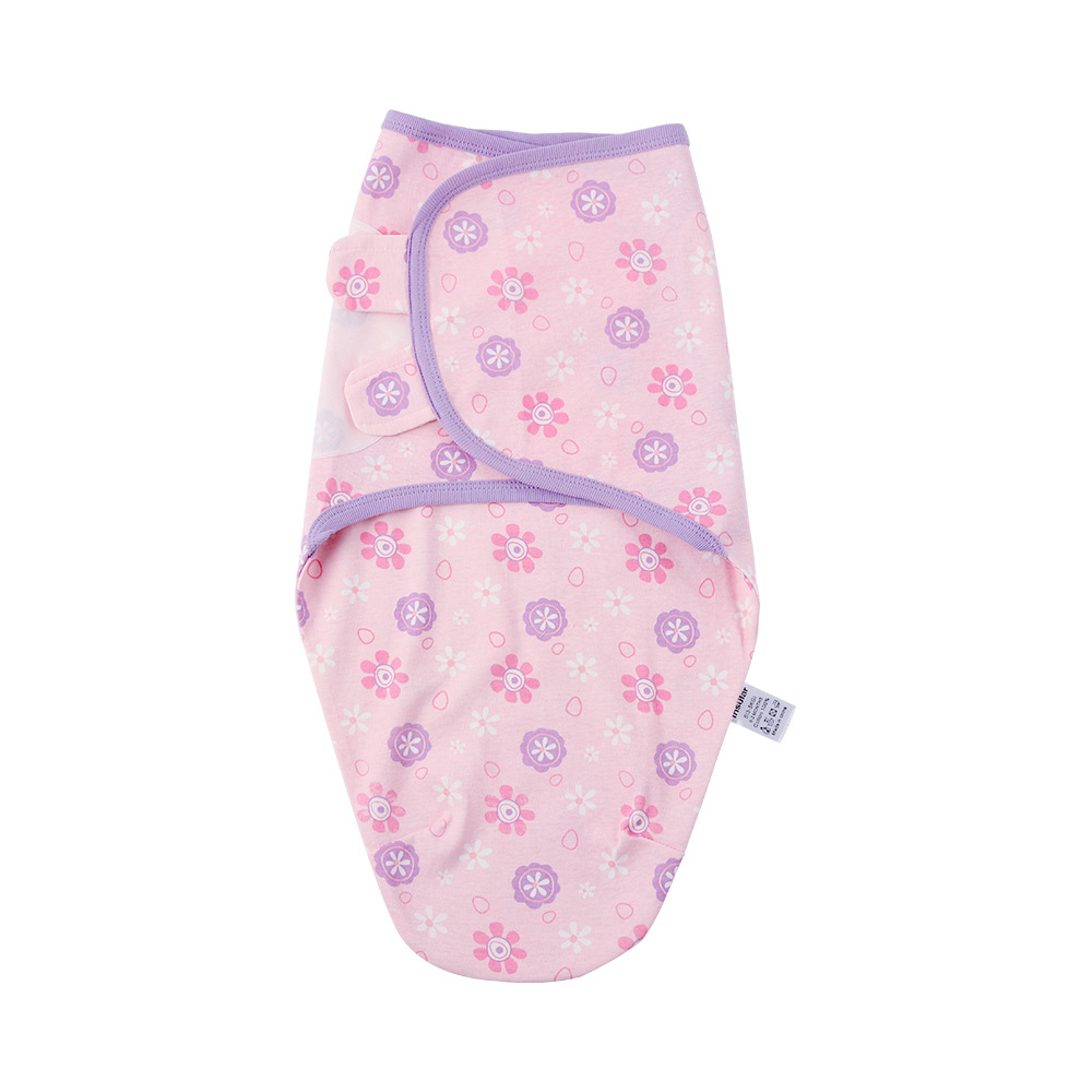 Picture of Yinmei cotton baby swaddling towel newborn anti-shock baby sleeping bag printing Four Seasons baby quilt cross-border