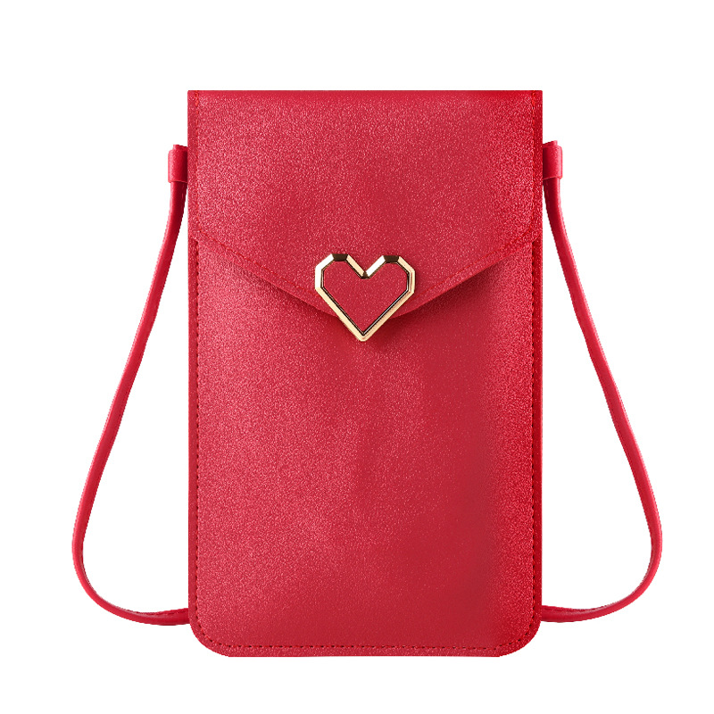 Picture of Put mobile phone bag women's slung neck mobile phone bag 2024 new summer vertical light walking touch screen small bag