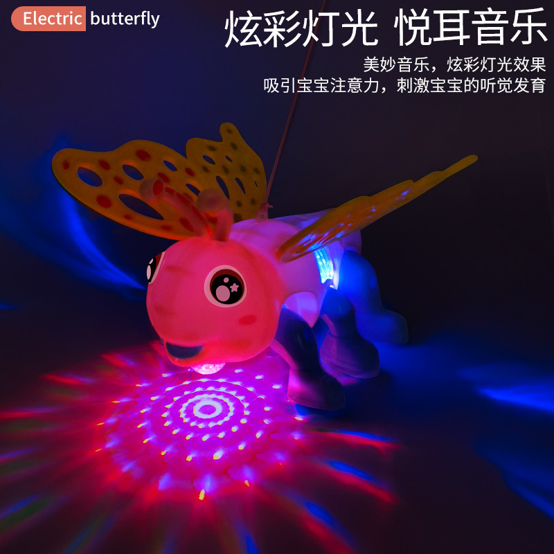 Picture of Electric Net red pig rope luminous Pig cartoon music rope pig night market stall children's toys wholesale