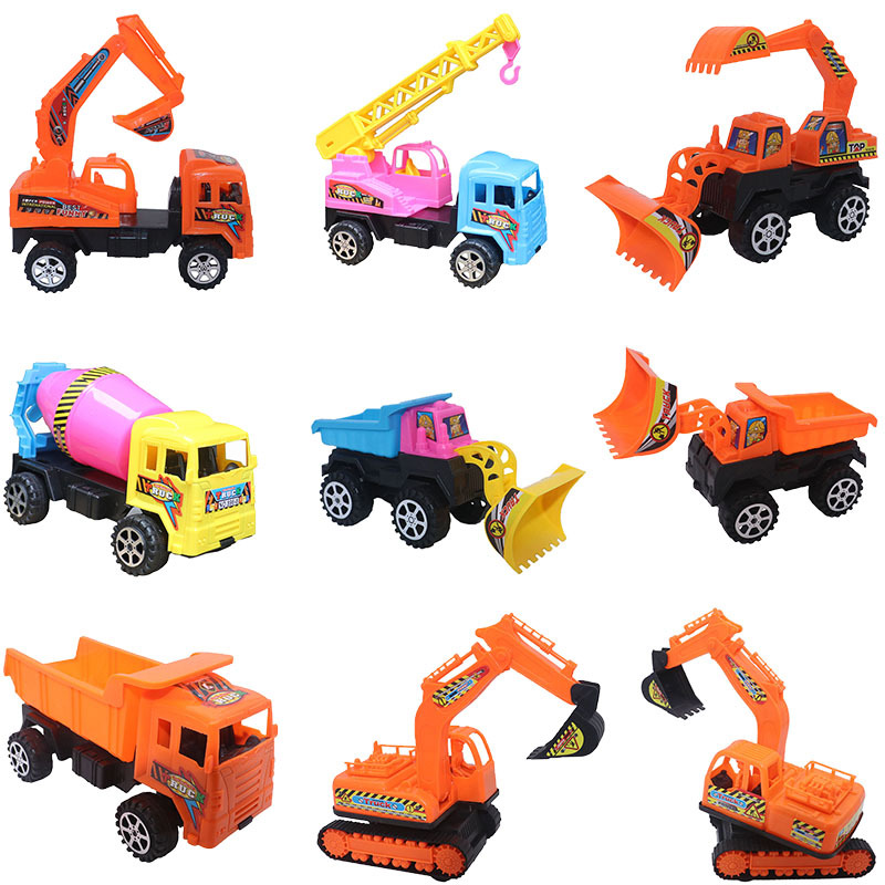 Inertial engineering truck bulldozer forklift excavator outdoor beach buggy night market stall children's toys wholesale