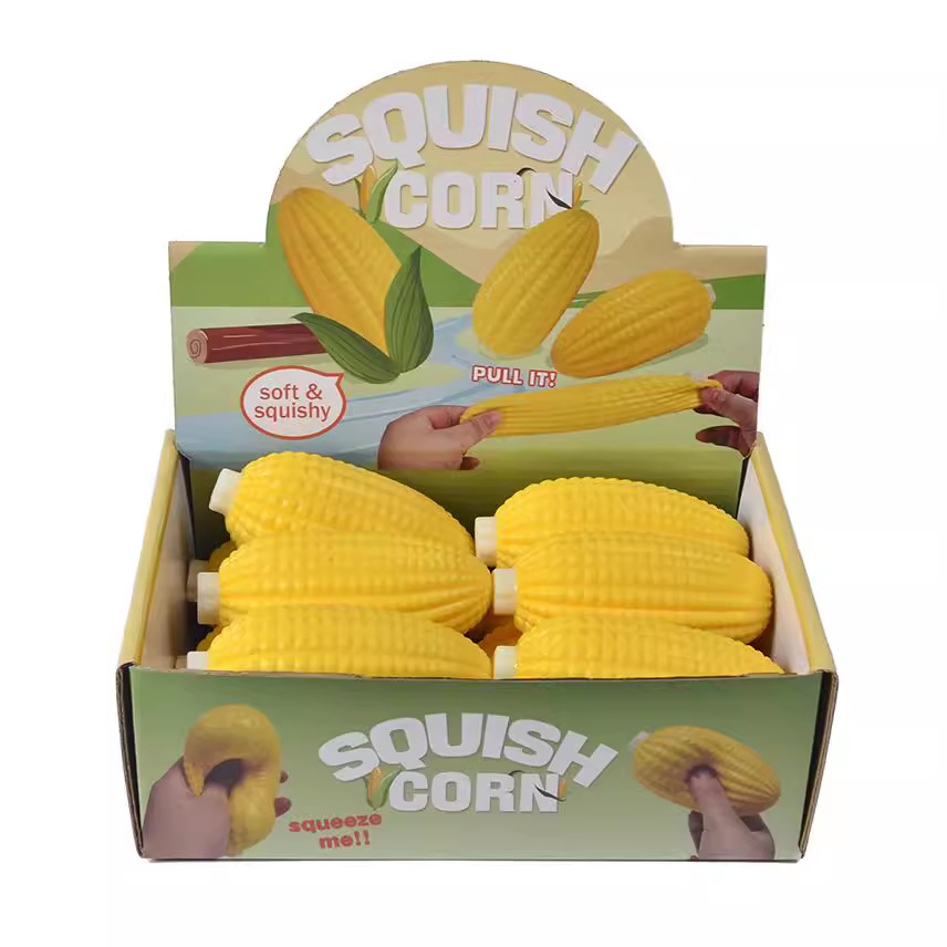 Picture of Supply creative simulation vent decompression corn kneading music new strange decompression corn vent flour fruit toys