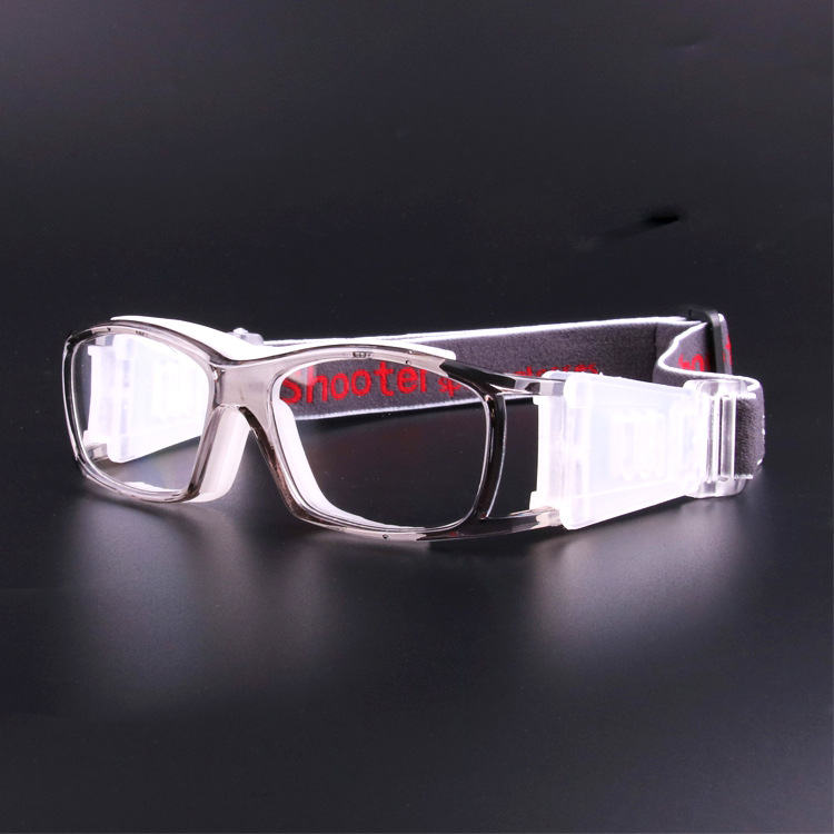 Picture of Fashion Unisex Explosion-proof Outdoor Sports Glasses Three-point Kids Can Equipe with Myopia Goggles Football Glasses Frame