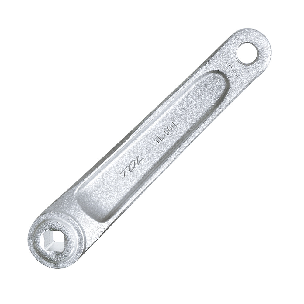 Picture of Mountain bike tooth plate left crank bicycle square hole tooth plate left separate crank 170 crank repair parts cross border