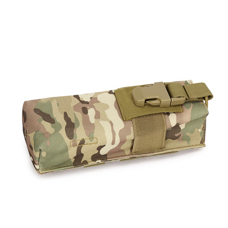 Picture of Outdoor Military Fan Accessories Hanging Bag Tactical Vest Molle System Mountaineering Cs Equipment Camouflage Bag Walkie-Talkie Bag